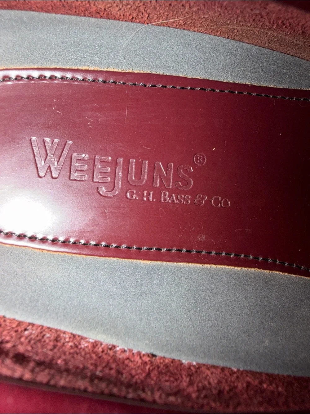 Bass Weejun Wine Leather Tassel Loafers